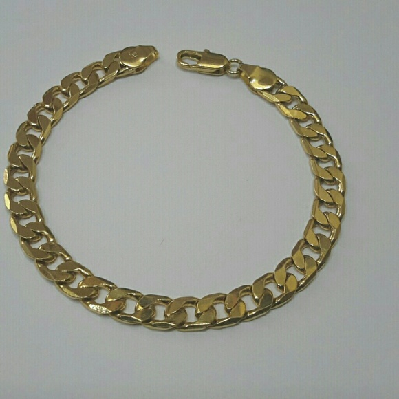 Men's 18k Yellow Gold Filled Bracelet - Picture 1 of 3